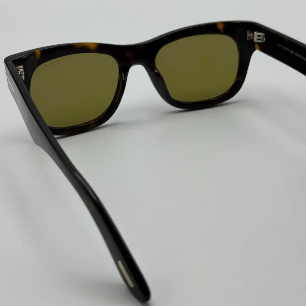 Tom Ford Sunglasses Marshall-02 TF1334 52N Havana Frame Amber Lens 54mm New
